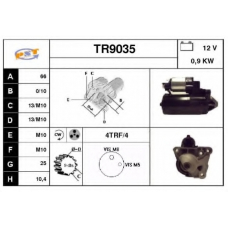 TR9035 SNRA Стартер