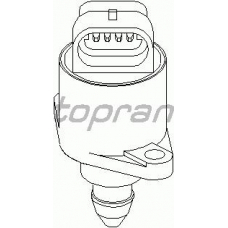 721 460 TOPRAN Поворотная заслонка, подвод воздуха