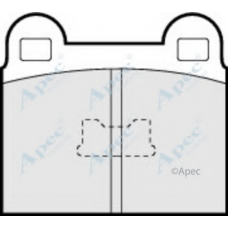 PAD142 APEC Комплект тормозных колодок, дисковый тормоз