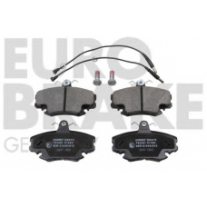 5502229957 EUROBRAKE Комплект тормозных колодок, дисковый тормоз