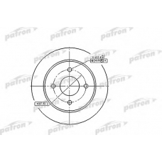 PBD2623 PATRON Тормозной диск