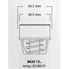 8620 1582 TRISCAN Термостат, охлаждающая жидкость