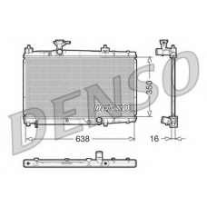 DRM50007 DENSO Радиатор, охлаждение двигателя