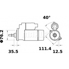 MS 105 MAHLE Стартер