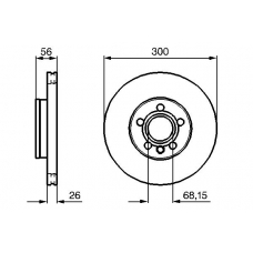 0 986 479 037 BOSCH Тормозной диск