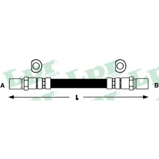 6T46182 LPR Тормозной шланг