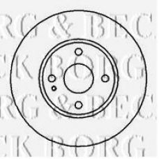 BBD4153 BORG & BECK Тормозной диск