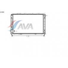LC2058 AVA Радиатор, охлаждение двигателя