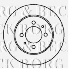 BBD4200 BORG & BECK Тормозной диск