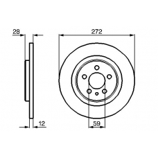 0 986 479 064 BOSCH Тормозной диск