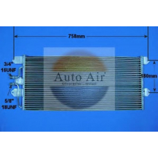 16-1030 AUTO AIR GLOUCESTER Конденсатор, кондиционер