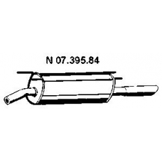 07.395.84 EBERSPACHER Глушитель выхлопных газов конечный