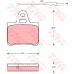 GDB278 TRW Комплект тормозных колодок, дисковый тормоз