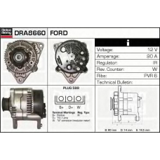 DRA8660 DELCO REMY Генератор