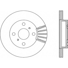 BDA1841.20 OPEN PARTS Тормозной диск