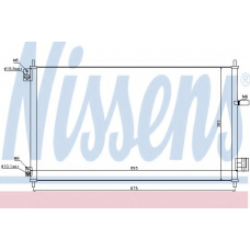 940293 NISSENS Конденсатор, кондиционер