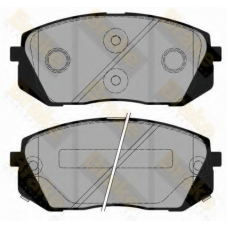 PA1873 BRAKE ENGINEERING Комплект тормозных колодок, дисковый тормоз