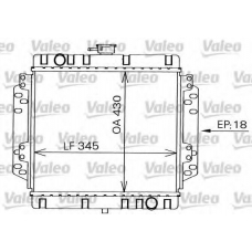819240 VALEO Радиатор, охлаждение двигателя