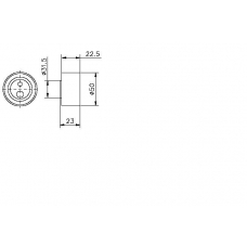 TKR 9044 TIMKEN Натяжной ролик, ремень грм