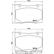 8DB 355 019-571 HELLA PAGID Комплект тормозных колодок, дисковый тормоз