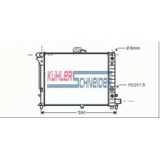 2002201 KUHLER SCHNEIDER Радиатор, охлаждение двигател