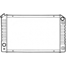 50355 NRF Радиатор, охлаждение двигателя