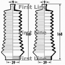 FSG3358 FIRST LINE Пыльник, рулевое управление