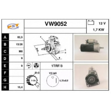 VW9052 SNRA Стартер