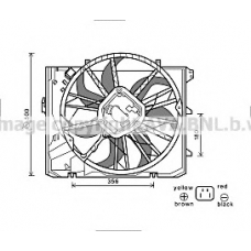 BW7528 Prasco Вентилятор, охлаждение двигателя