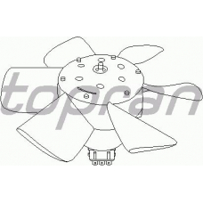 102 547 TOPRAN Вентилятор, охлаждение двигателя