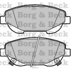 BBP2299 BORG & BECK Комплект тормозных колодок, дисковый тормоз