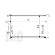 003-016-0020 LORO Конденсатор, кондиционер