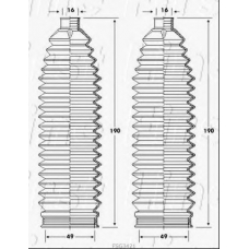 FSG3421 FIRST LINE Пыльник, рулевое управление