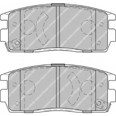 FDB1935 FERODO Комплект тормозных колодок, дисковый тормоз