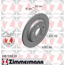 610.1200.20 ZIMMERMANN Тормозной диск