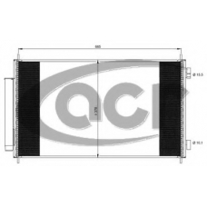 300678 ACR Конденсатор, кондиционер