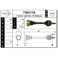 T58317A EAI Приводной вал