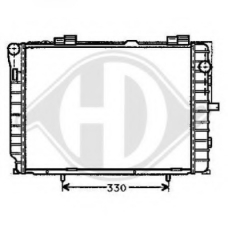 8121176 DIEDERICHS Радиатор, охлаждение двигателя
