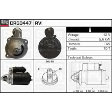 DRS3447 DELCO REMY Стартер