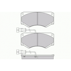 12-0948 E.T.F. Комплект тормозных колодок, дисковый тормоз