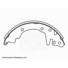 ADC44106 BLUE PRINT Комплект тормозных колодок