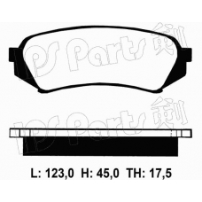 IBR-1259 IPS Parts Комплект тормозных колодок, дисковый тормоз