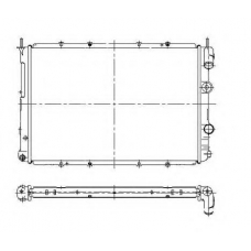 509503 NRF Радиатор, охлаждение двигателя