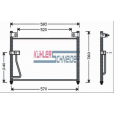 0221601 KUHLER SCHNEIDER Конденсатор, кондиционер