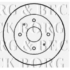 BBD4145 BORG & BECK Тормозной диск