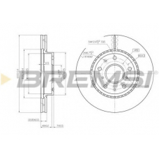 DBB620V BREMSI Тормозной диск