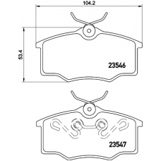 8DB 355 010-371 HELLA PAGID Комплект тормозных колодок, дисковый тормоз