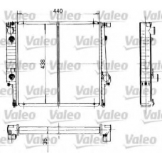 819400 VALEO Радиатор, охлаждение двигателя