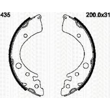 8100 40435 TRISCAN Комплект тормозных колодок