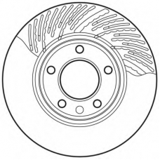 562338BC BENDIX Тормозной диск